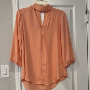 Chic Peach Blouse